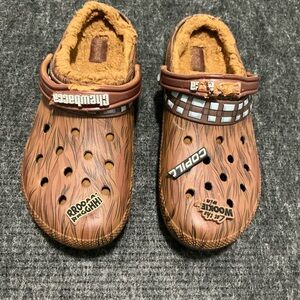 CROCS Kids Slippers - Brown and Tan